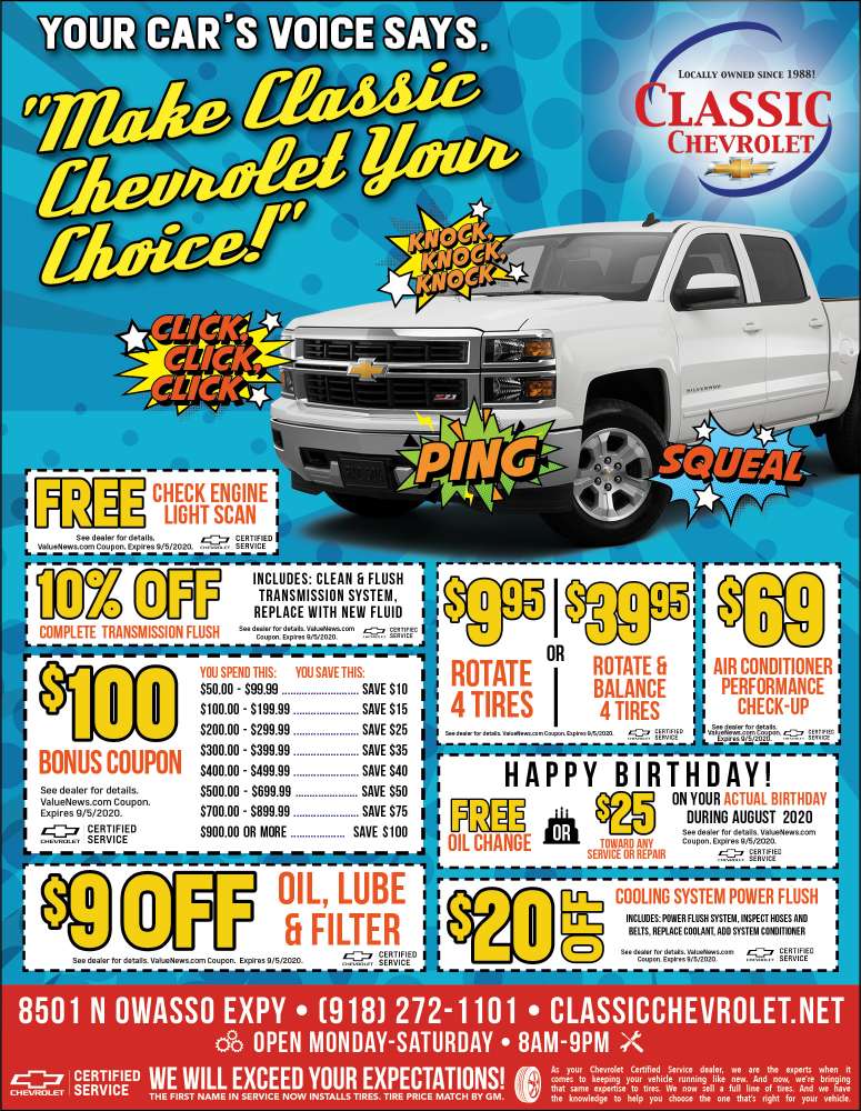 Classic Chevrolet Coupons & Deals | Save at ValueNews.com