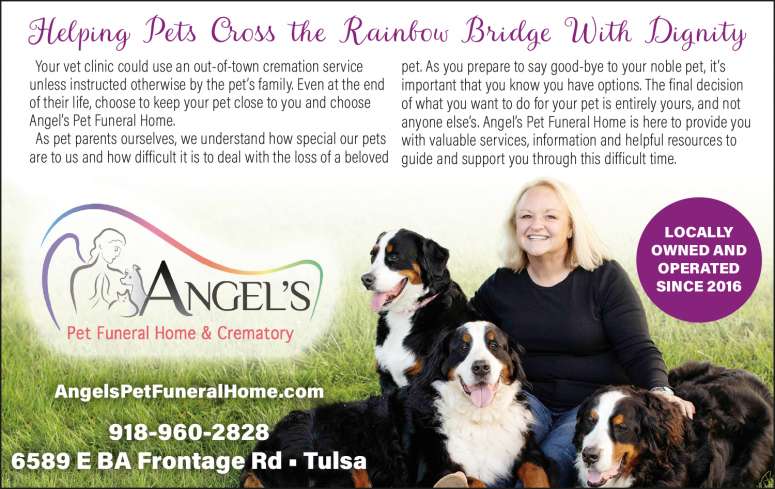 Angel's Pet Funeral Home & Crematory December 2024 Value News display ad image