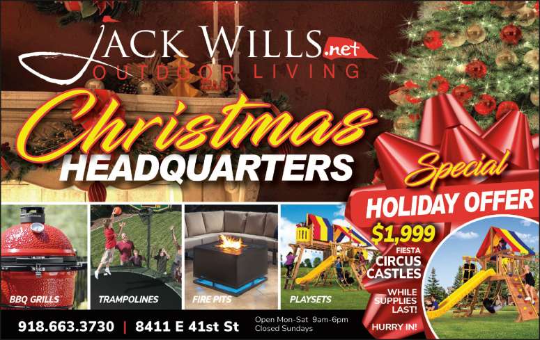 Jack Wills Outdoor Living December 2024 Value News display ad image