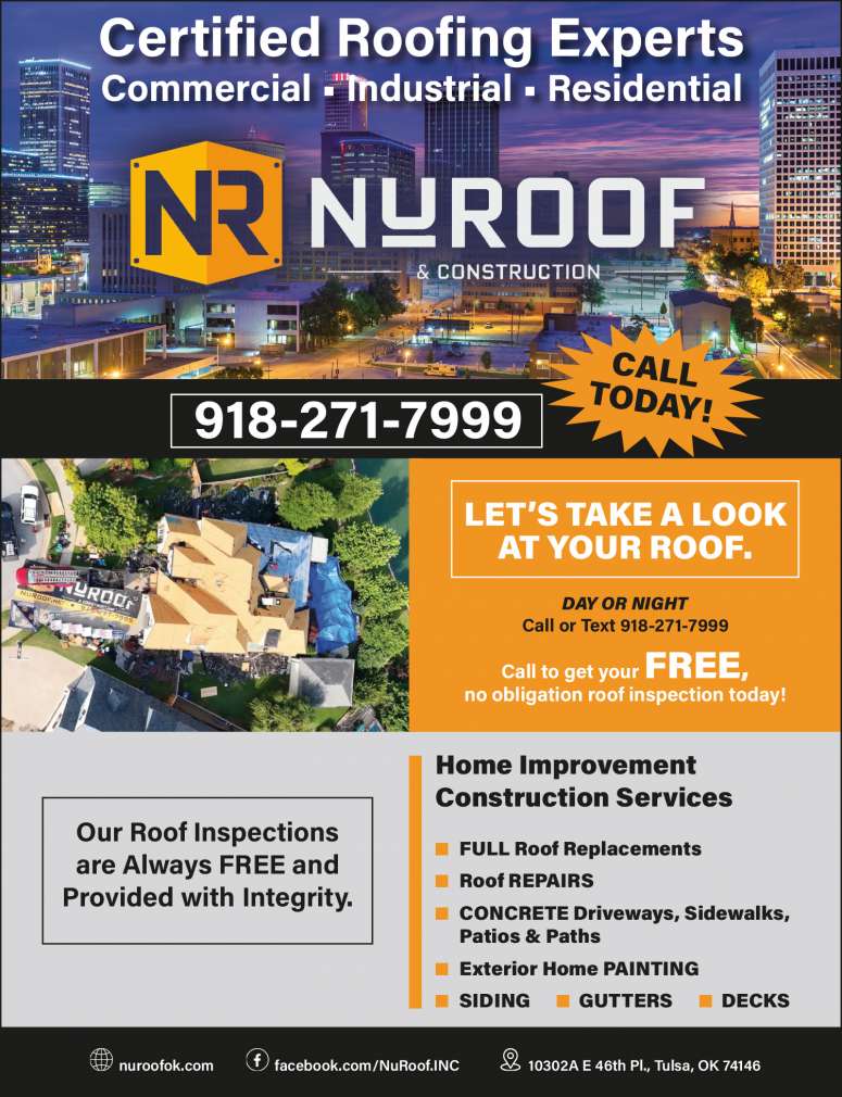 NuRoof & Construction December 2024 Value News display ad image