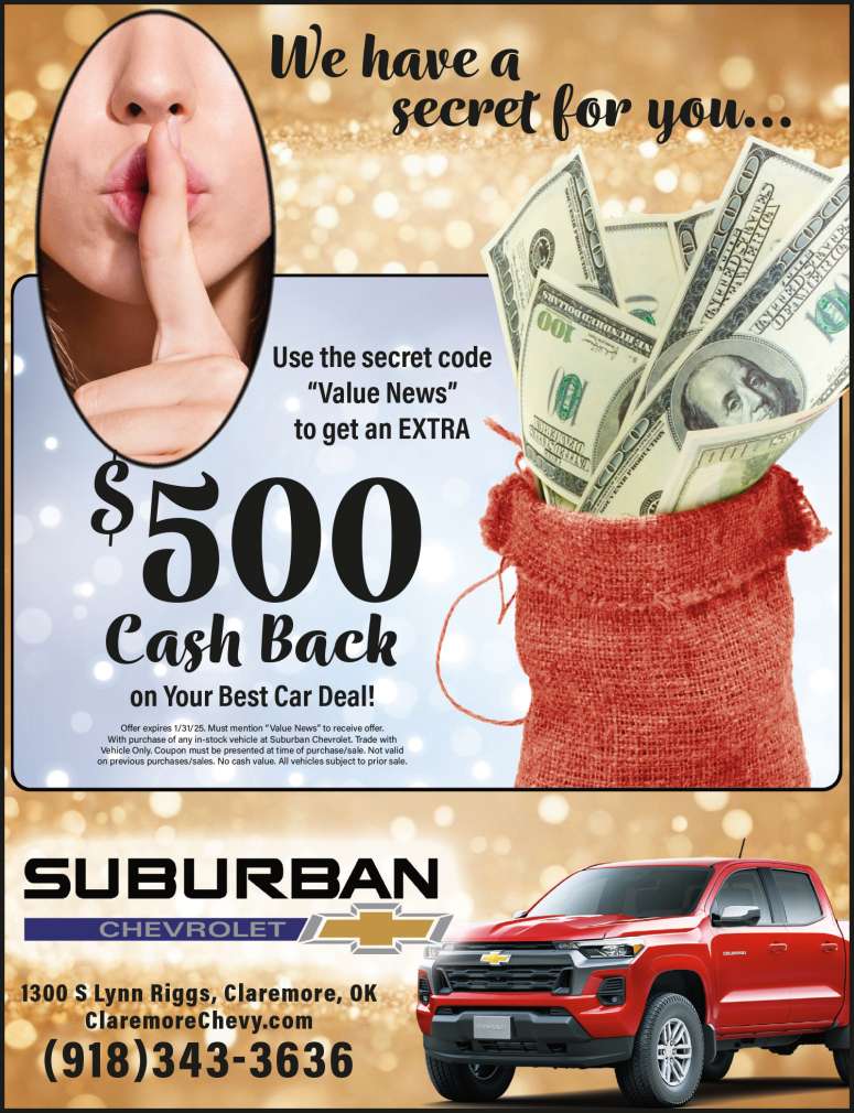 Suburban Chevrolet - Sales December 2024 Value News display ad image