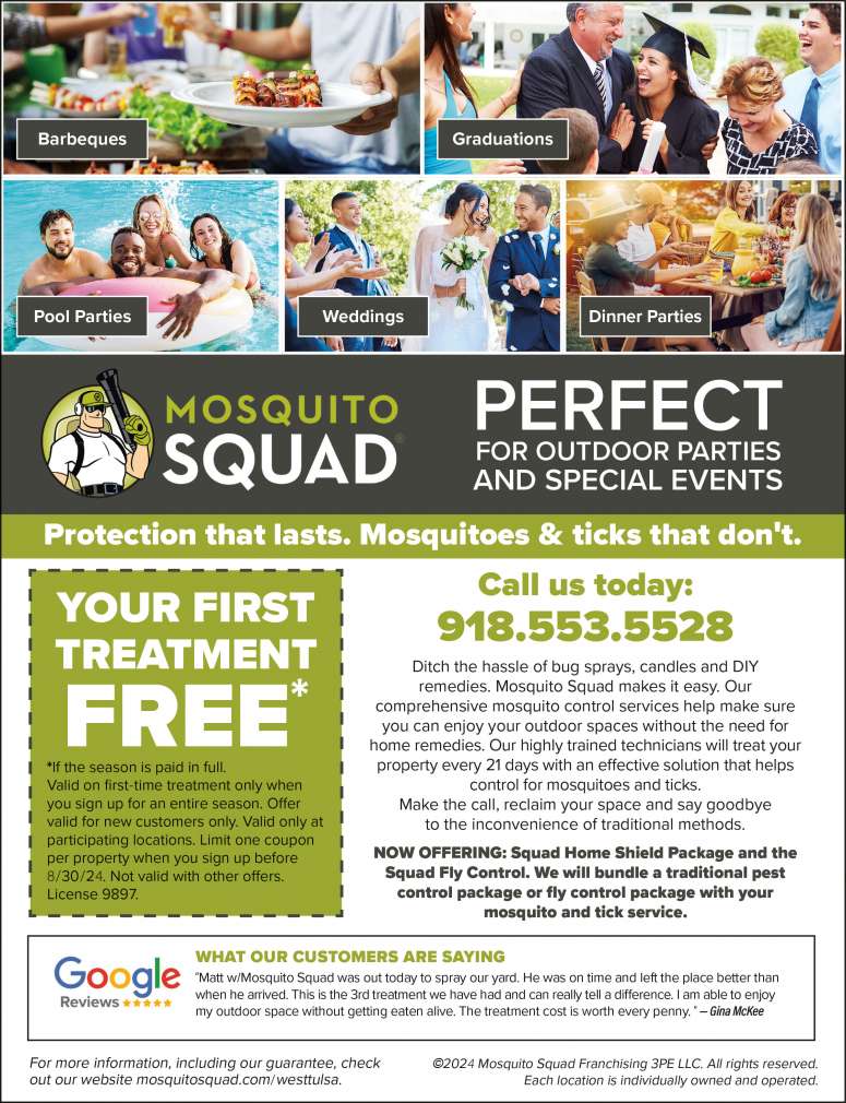 Mosquito Squad July 2024 Value News display ad image