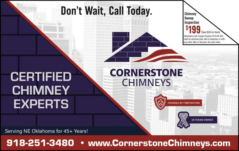 Cornerstone Chimneys November 2024 Value News display ad image