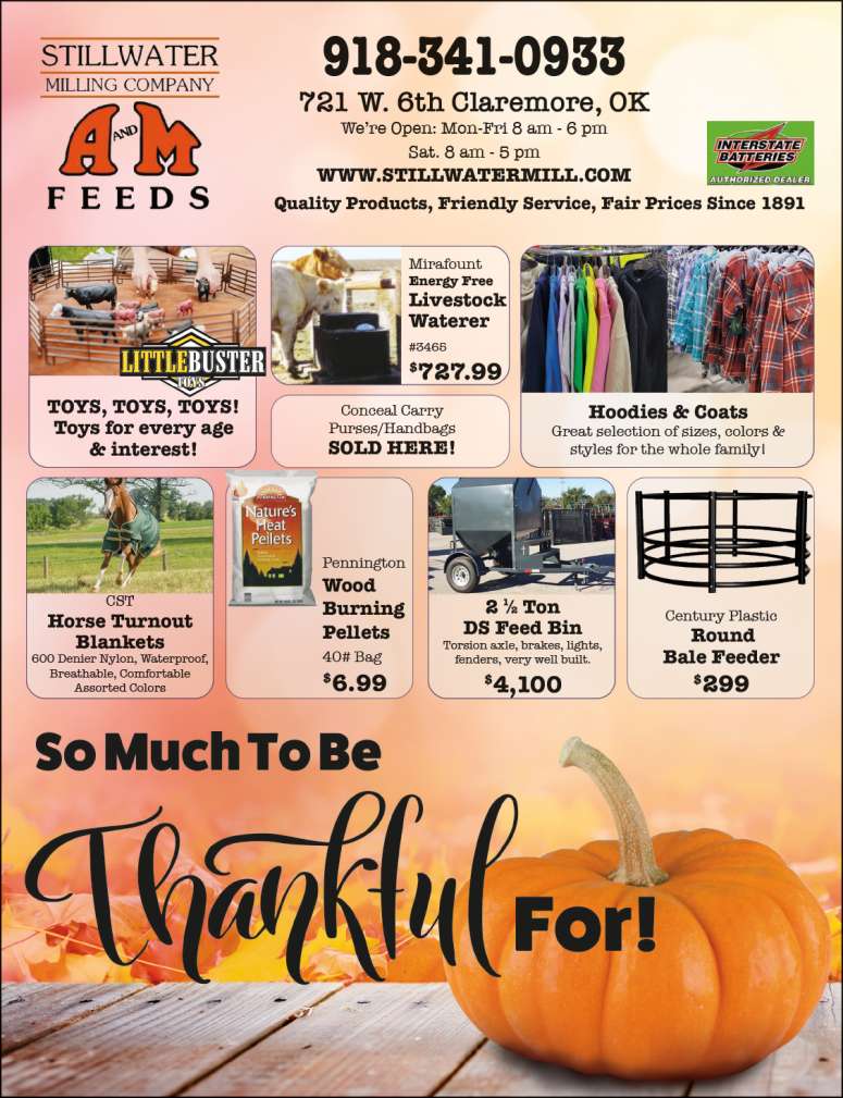 Stillwater Milling Co. November 2024 Value News display ad image