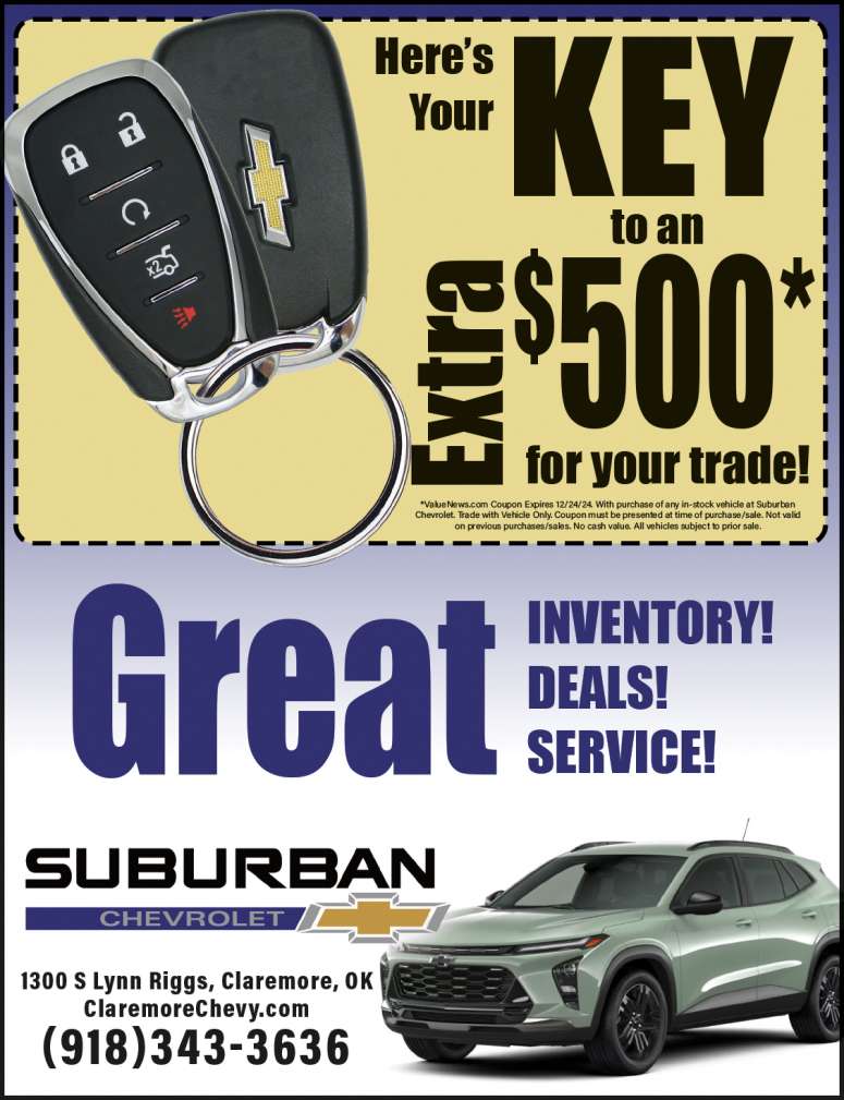 Suburban Chevrolet - Sales November 2024 Value News display ad image