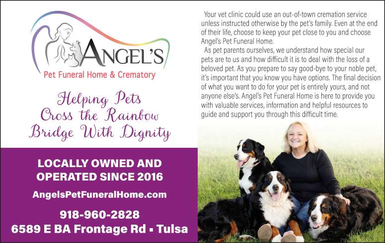 Angel's Pet Funeral Home & Crematory October 2024 Value News display ad image