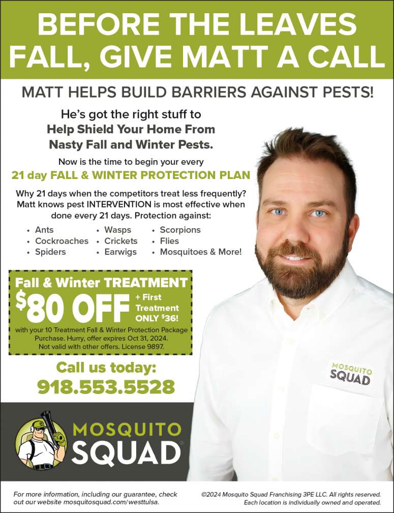 Mosquito Squad October 2024 Value News display ad image