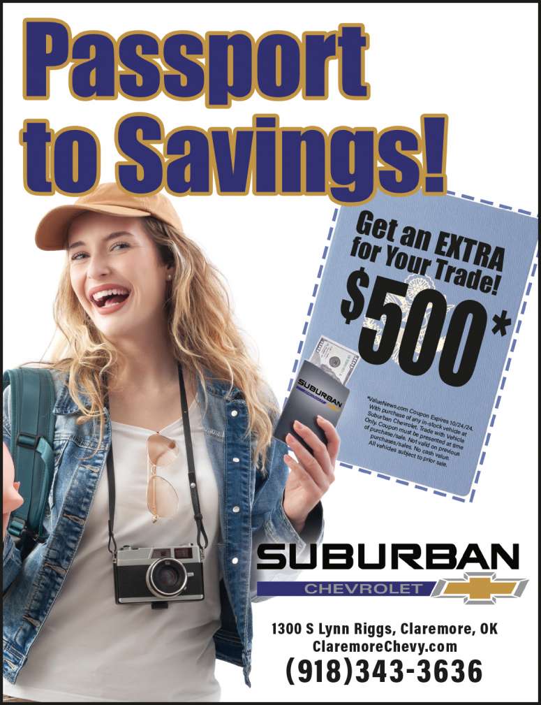 Suburban Chevrolet - Sales October 2024 Value News display ad image