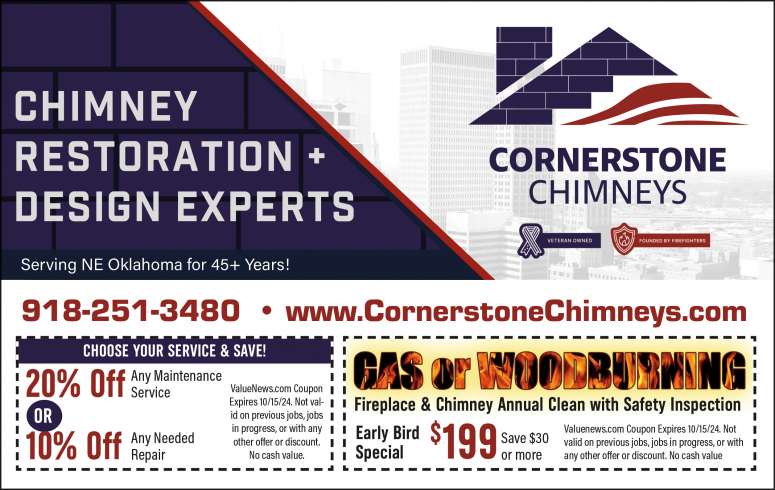 Cornerstone Chimneys September 2024 Value News display ad image