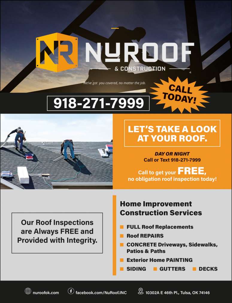 NuRoof & Construction September 2024 Value News display ad image