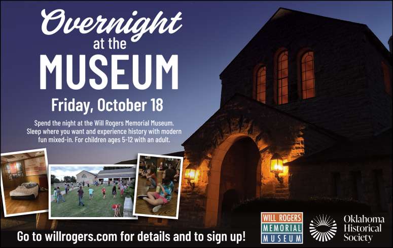 Will Rogers Memorial Museum September 2024 Value News display ad image