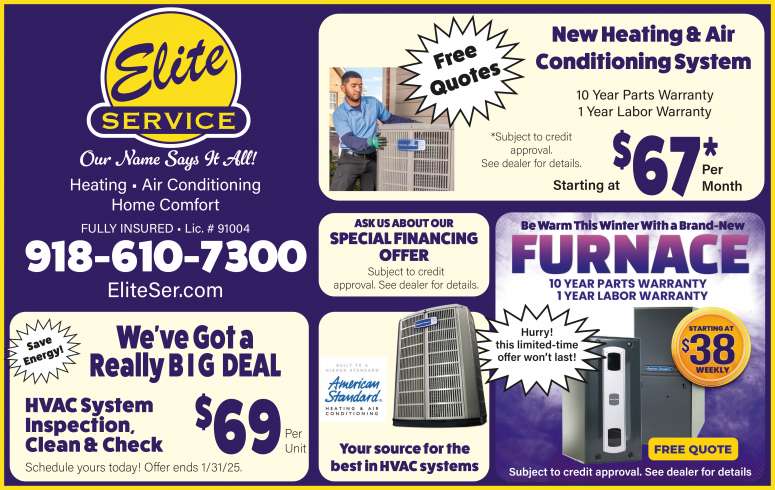 Elite Service January 2025 Value News display ad image