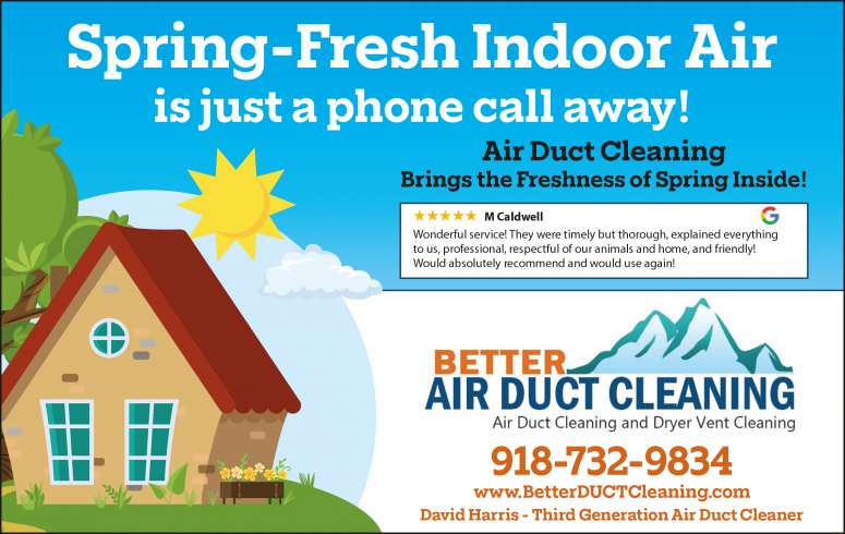 Better Air Duct Cleaning March 2025 Value News display ad image