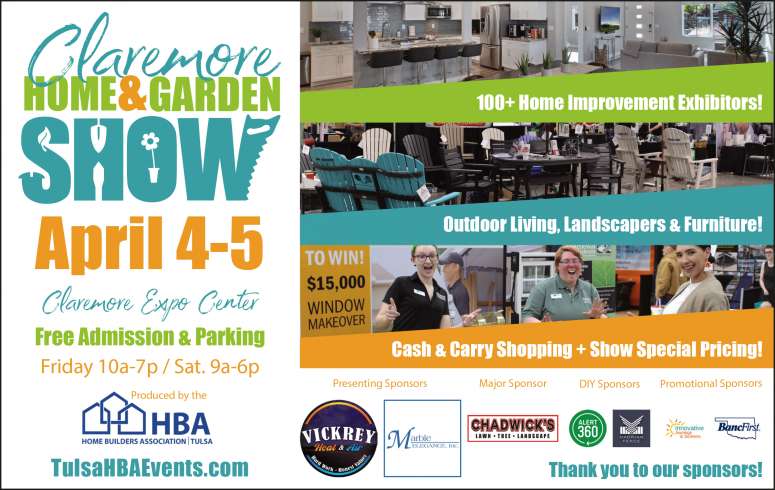 Claremore Home & Garden Show March 2025 Value News display ad image