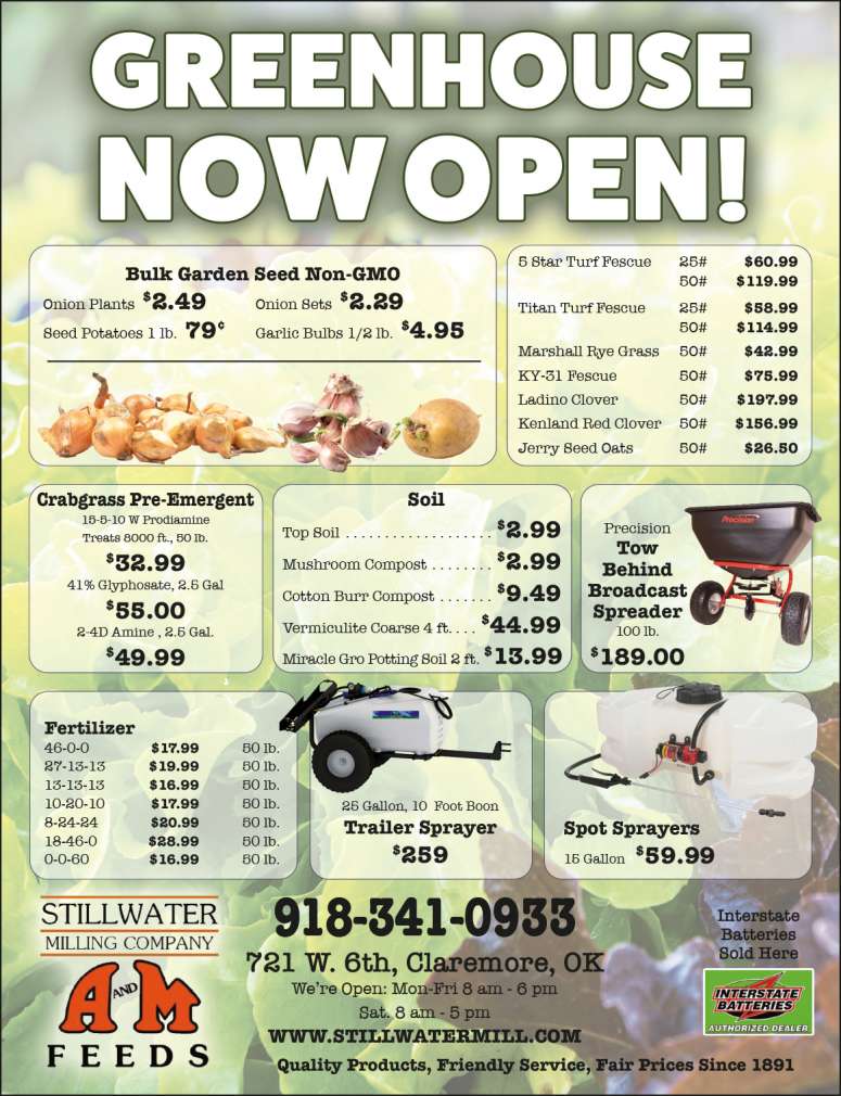 Stillwater Milling Company Farm & AG Store March 2025 Value News display ad image