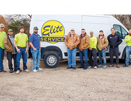 Your Elite Service Team: (Right to Left) Zach Palmer, Antonio Gonzalez, Joshua Doss, Jacob Farrara, Bryan Palmer, Joel Kinsch, Josh Copeland, Mark Vossler, Dayton Dulin, Chance Hook Value News & Value’s Inc. photos, January 2024.