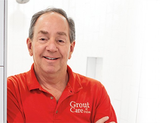 Kent Cantor, owner of Grout Care of Tulsa.  Value News & Values, Inc. photo, January 2025.