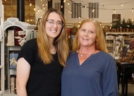 Stacy Reece and Allyson Dilday of Freckled Finch are dedicated to creating a unique and charming gift shop in Claremore.  
Value News Magazine & Values Inc. photo, October 2024.