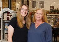 Stacy Reece and Allyson Dilday of Freckled Finch are dedicated to creating a unique and charming gift shop in Claremore.  
Value News Magazine & Values Inc. photo, October 2024.