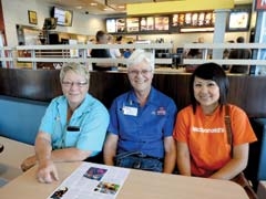 Rita Strack, Pat Hoar and Nancy Vue share their ­experiences working in the Owasso community for McDonald’s.