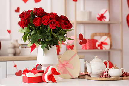 Image of Valentine's flowers